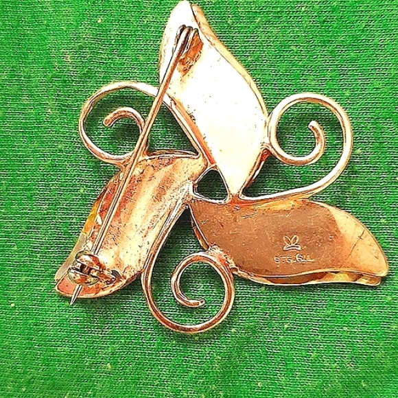 Vintage Sterling Siver & Abalone Brooch/Necklace - Picture 4 of 8